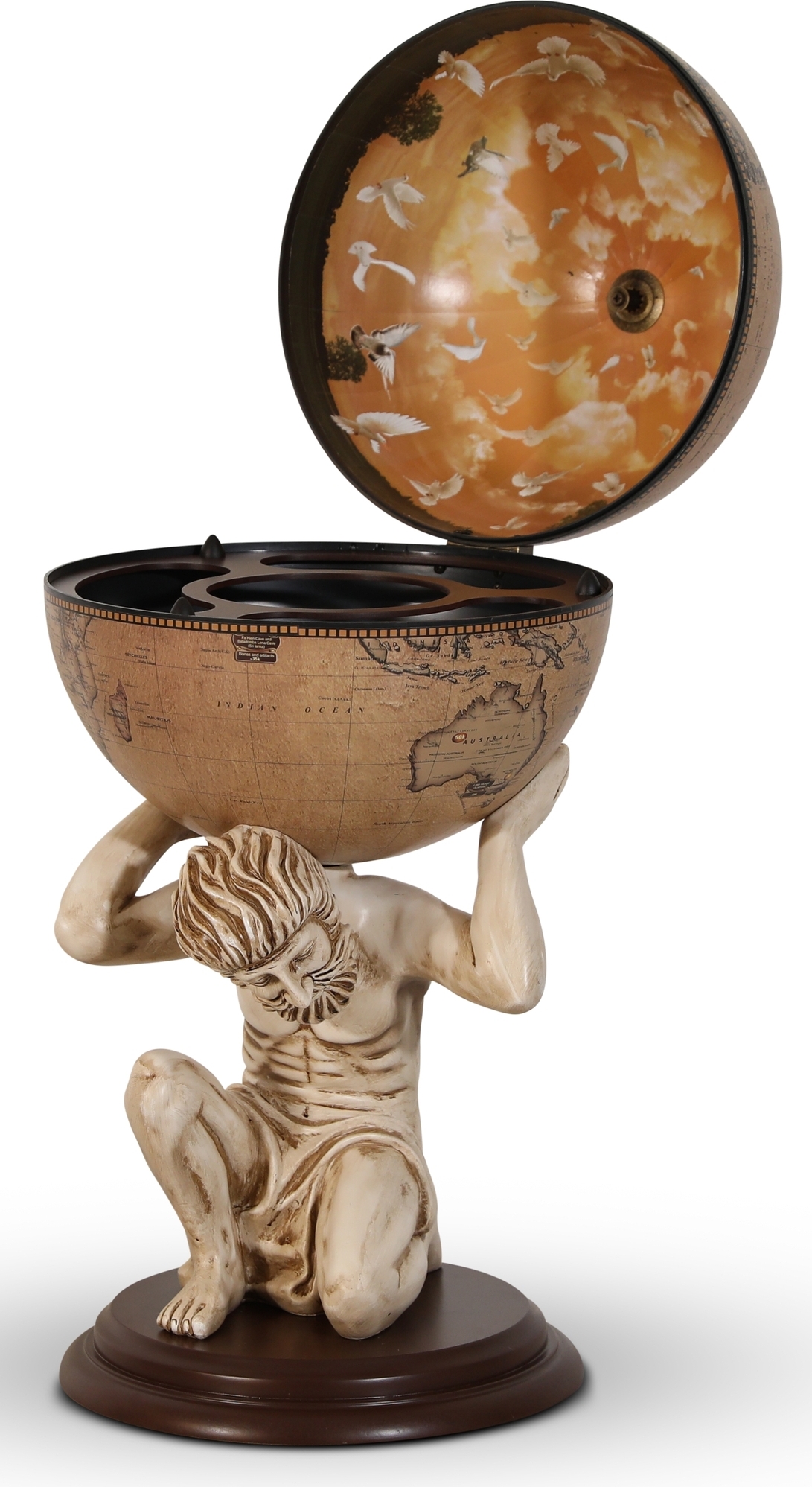 Michelangelo barglob staty III h�jd 84 cm