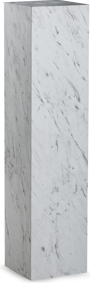 Stone piedestal 90 cm - Vit marmor (Laminat) Stone piedestal 90 cm - Vit marmor (Laminat)