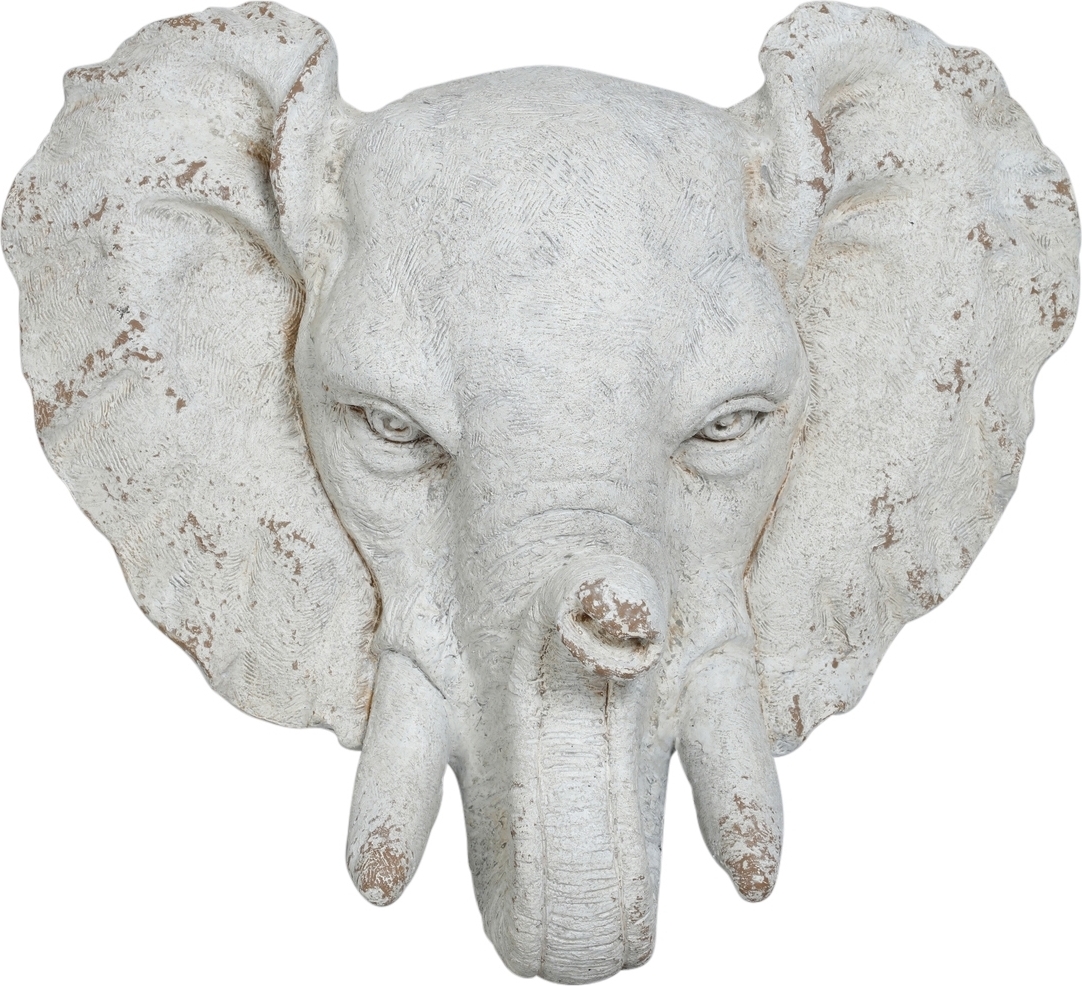 Tr�dg�rdskonst Staty elefant (v�ggh�ngd) - H60 cm + Textilskydd f�r utem�bler