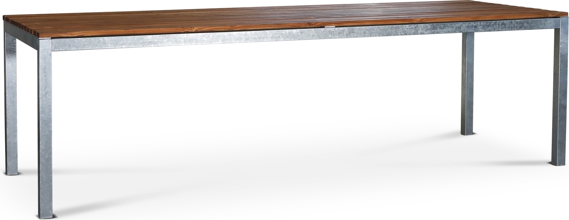 Alva utebord stål teak 250 cm Alva utebord stål teak 250 cm