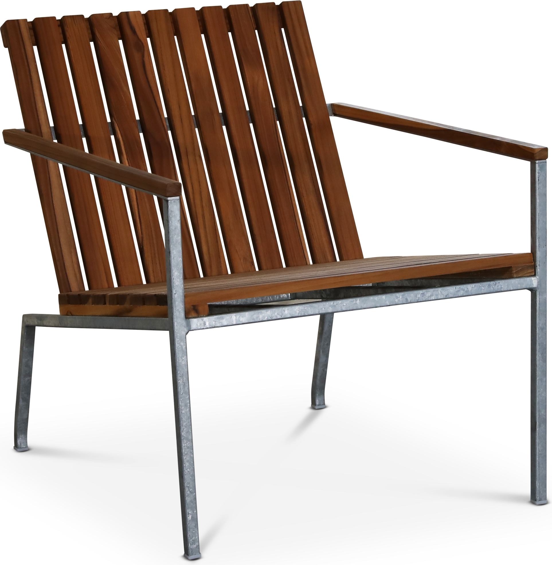 Alva loungef�t�lj Teak Galvaniserat st�l