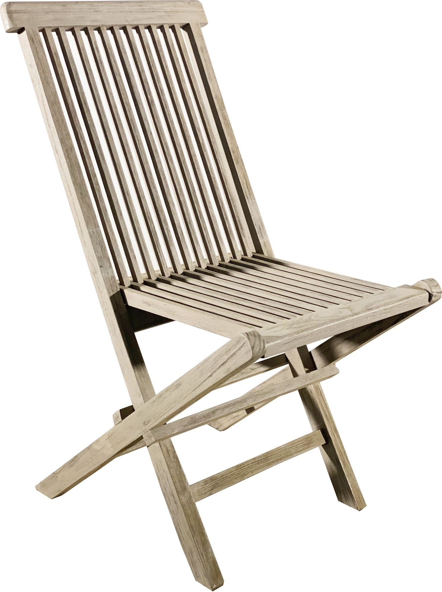 Salt� teakstol - Gr� teak + Textilv�rd f�r m�bler