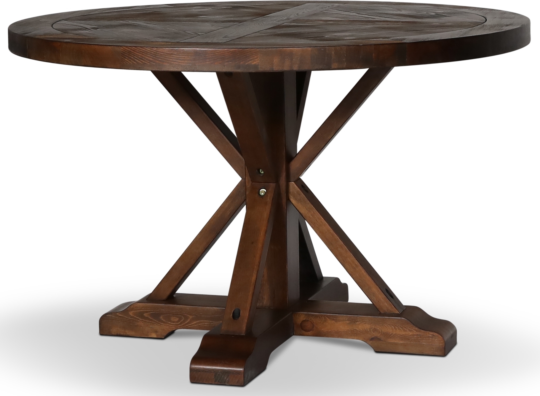 Tuva runt matbord Ø120 cm - Brun vintage Tuva runt matbord Ø120 cm - Brun vintage