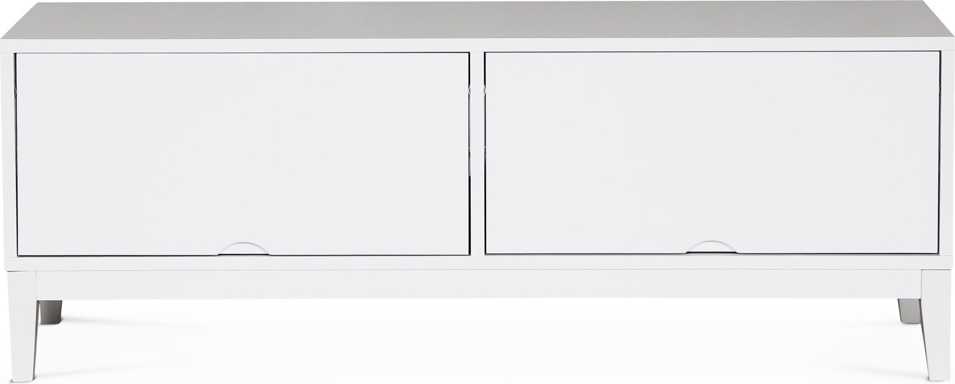 Borgholm vit TV-bänk 126x45 cm Borgholm vit TV-bänk 126x45 cm