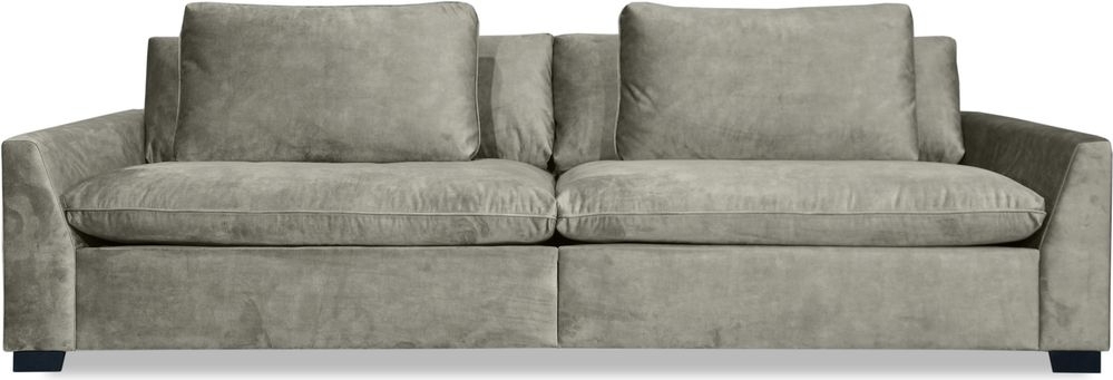 Gabby 4-sits soffa - Gr� Sammet