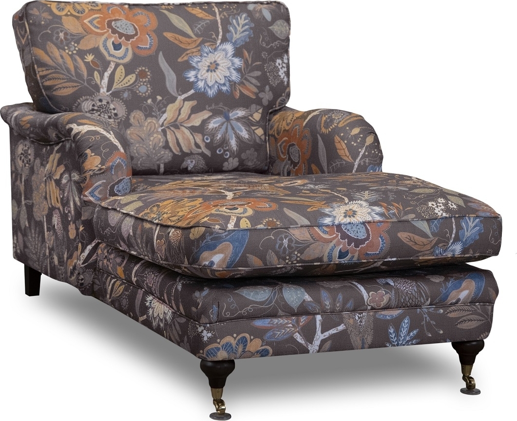 Howard Spirit divanfåtölj i blommigt tyg - Eden Parrot Brown Howard Spirit divanfåtölj i blommigt tyg - Eden Parrot Brown
