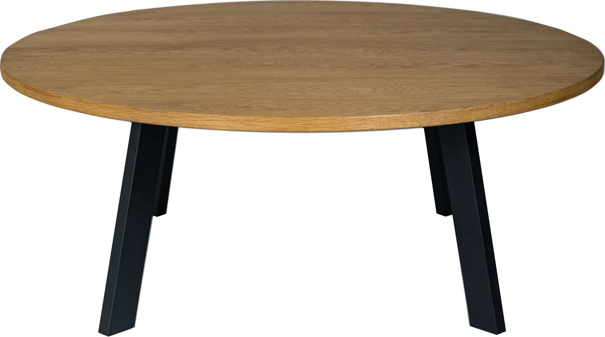 Freddy stort runt soffbord i oljad ek Freddy stort runt soffbord i oljad ek