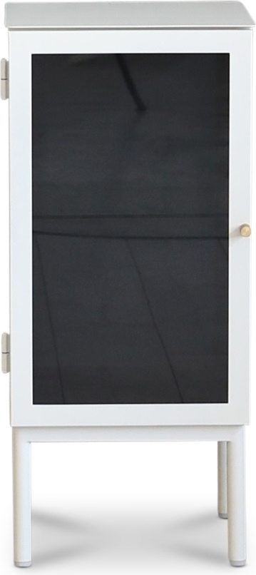 Revel vitt s�ngbord 75 cm med v�nster h�ngd d�rr + M�beltassar