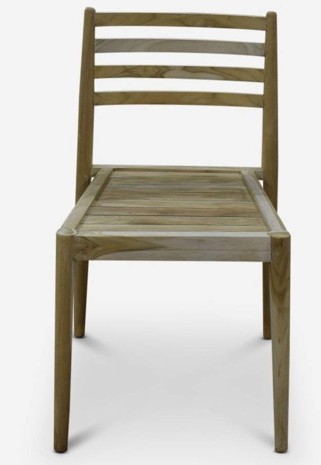 Wortham stapelbar stol - Vintage teak + Wortham stapelbar stol - Vintage teak +