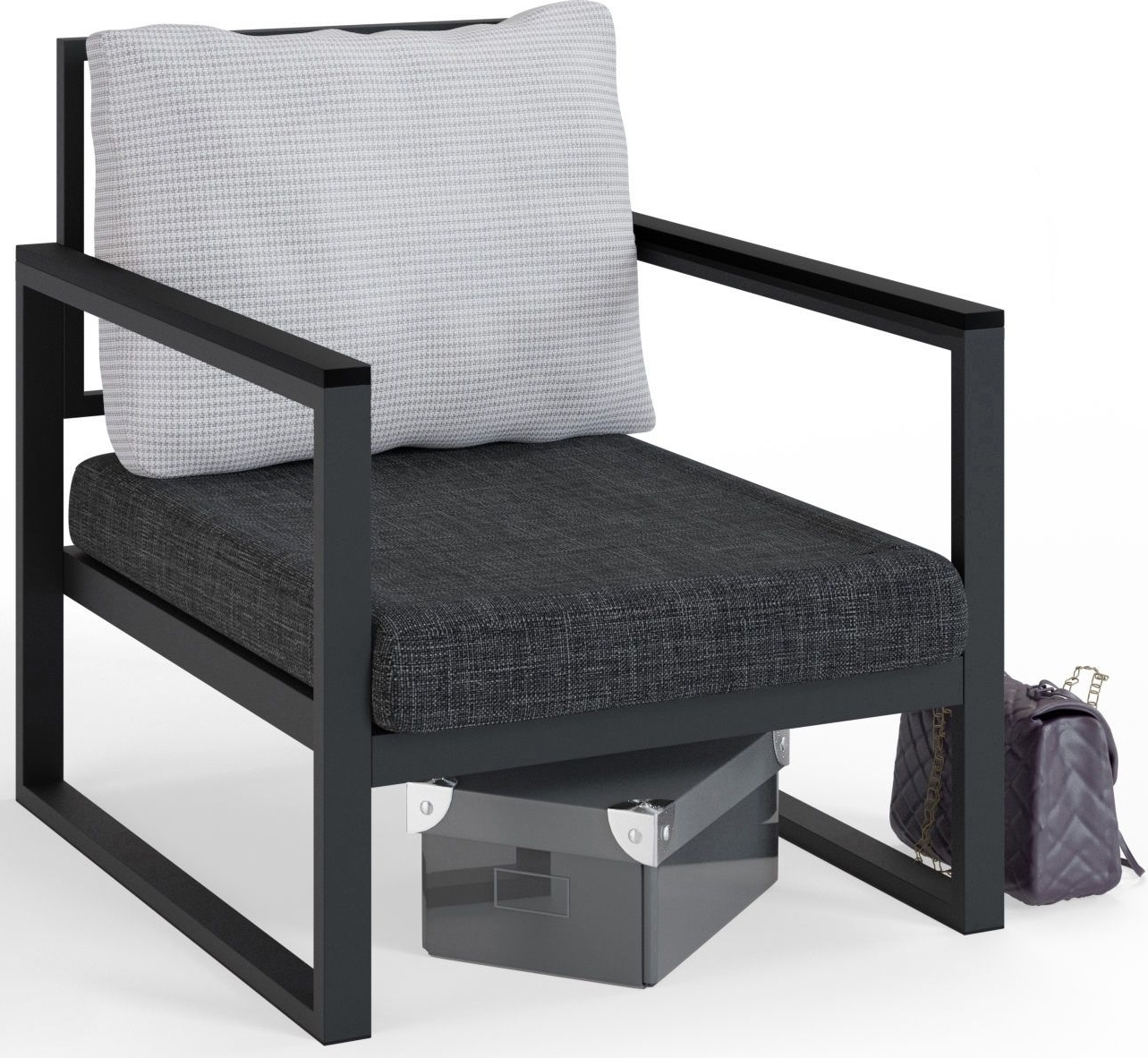 Montreal fåtölj - Antracit Montreal fåtölj - Antracit