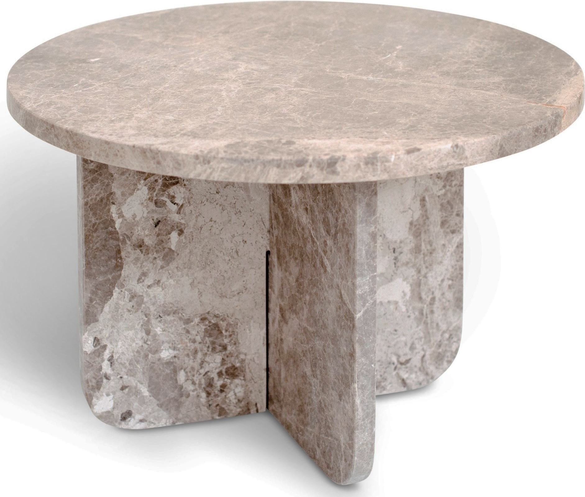 Level lampbord i marmor �50 cm - Silver Diana