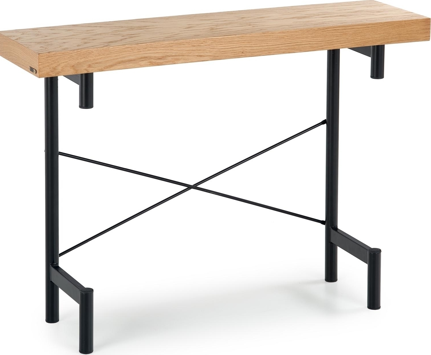 Dante avlastningsbord 106 x 30 cm - Ek/svart