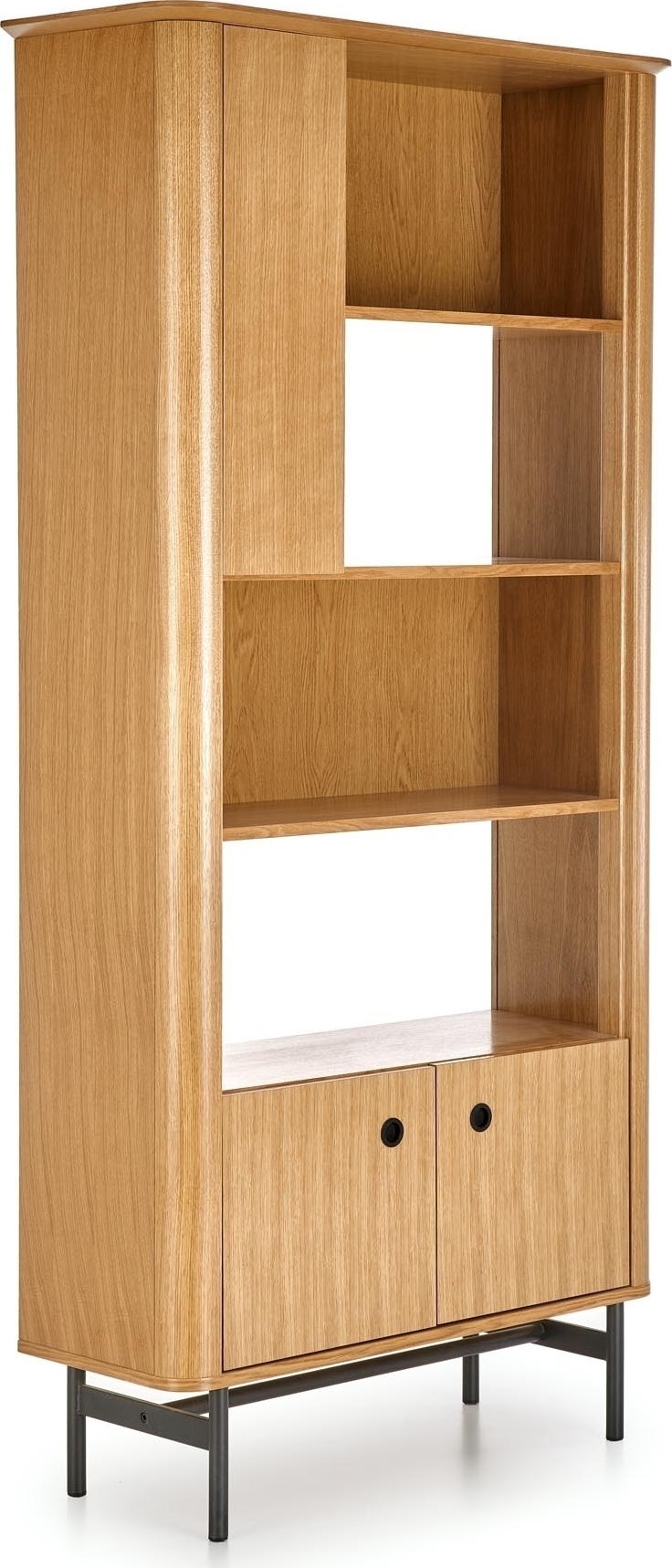 Giga bokhylla 97 cm - Ek/svart Giga bokhylla 97 cm - Ek/svart