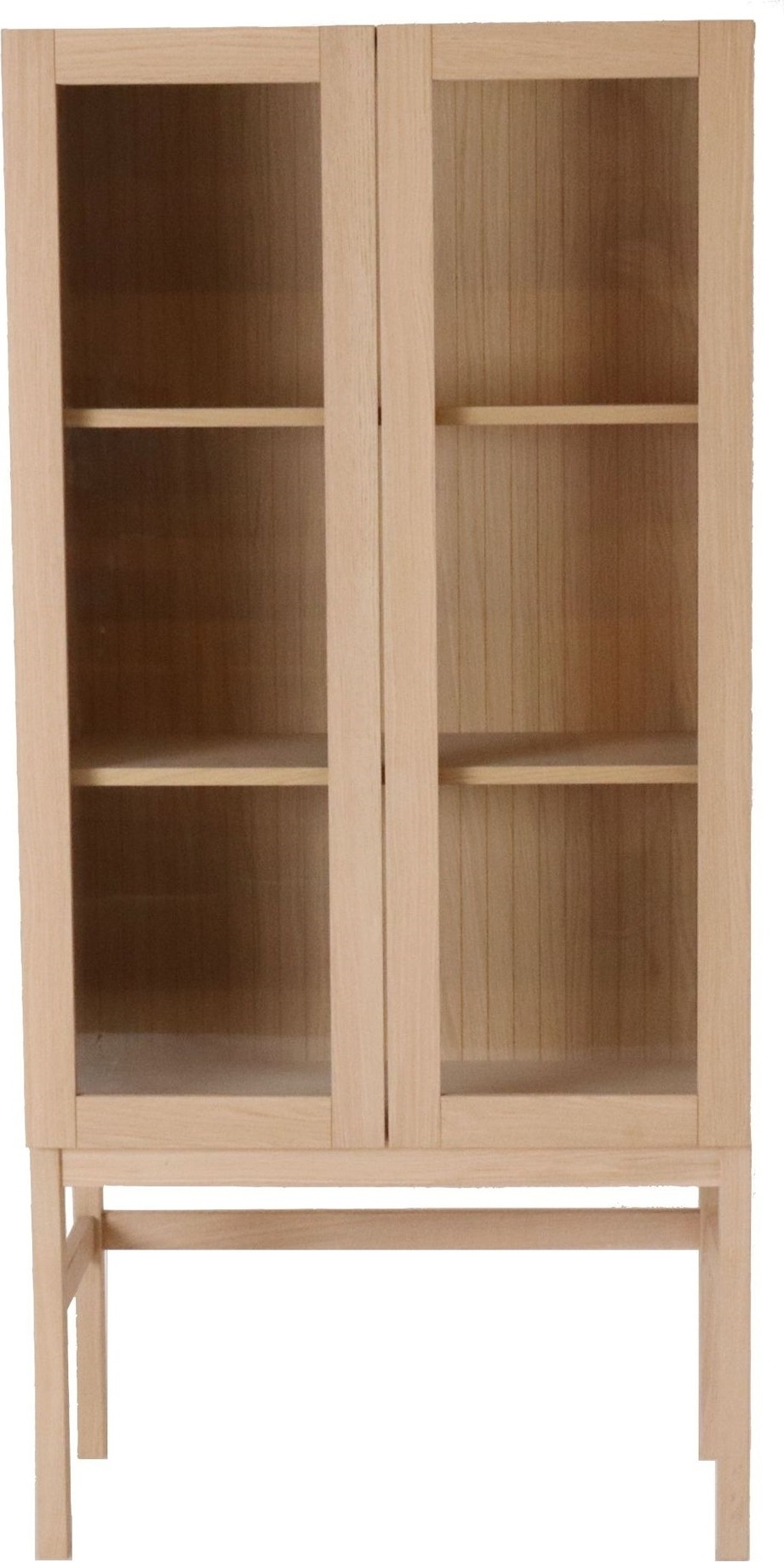 Valhall vitrinsk�p i vitoljad ek