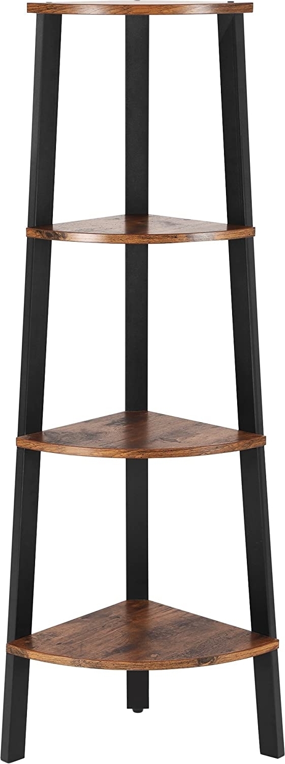 Nilla h�rnsteghylla 125 cm - Brun/svart