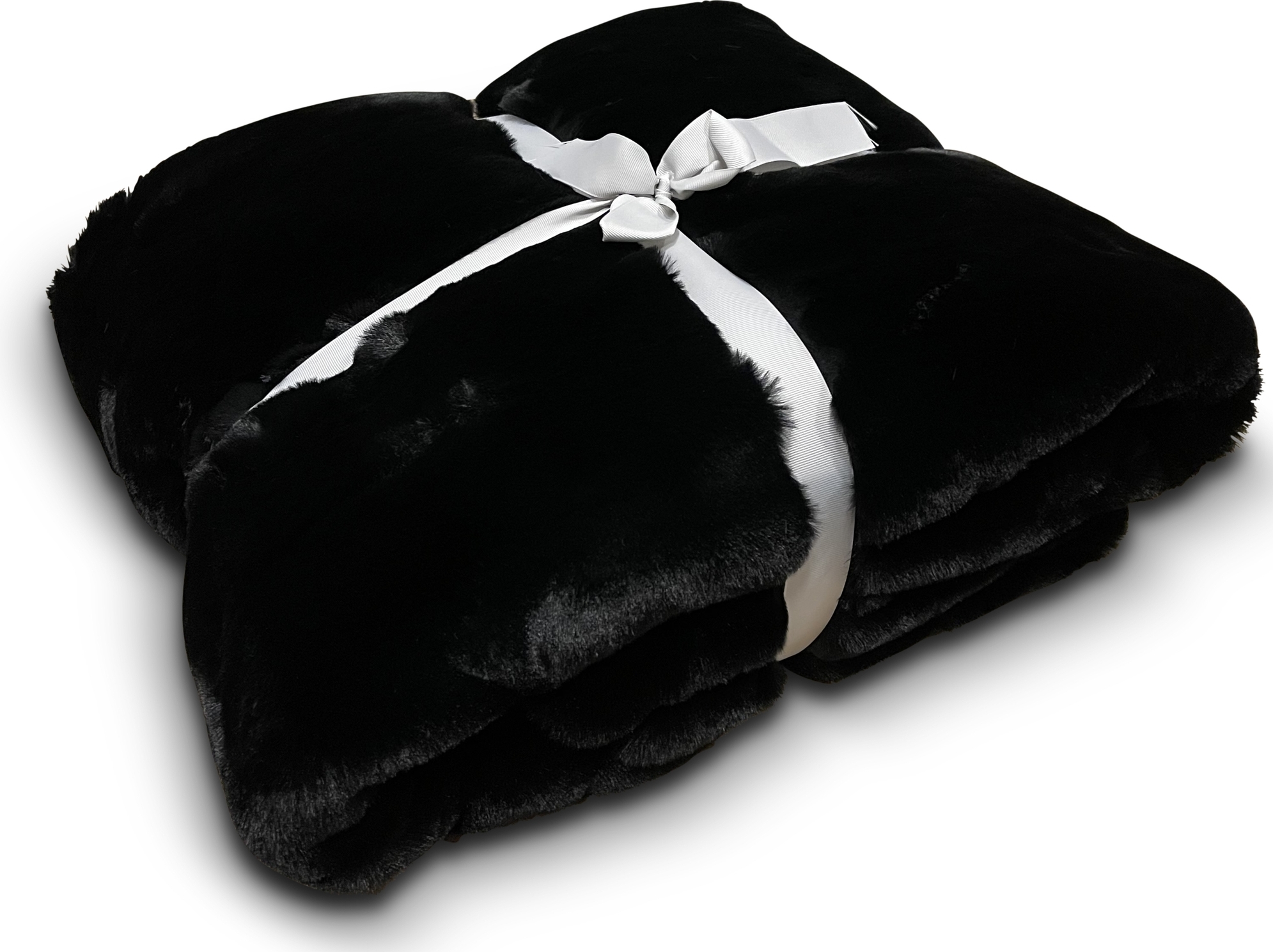 Pl�d 130x170 cm - Svart / Vit