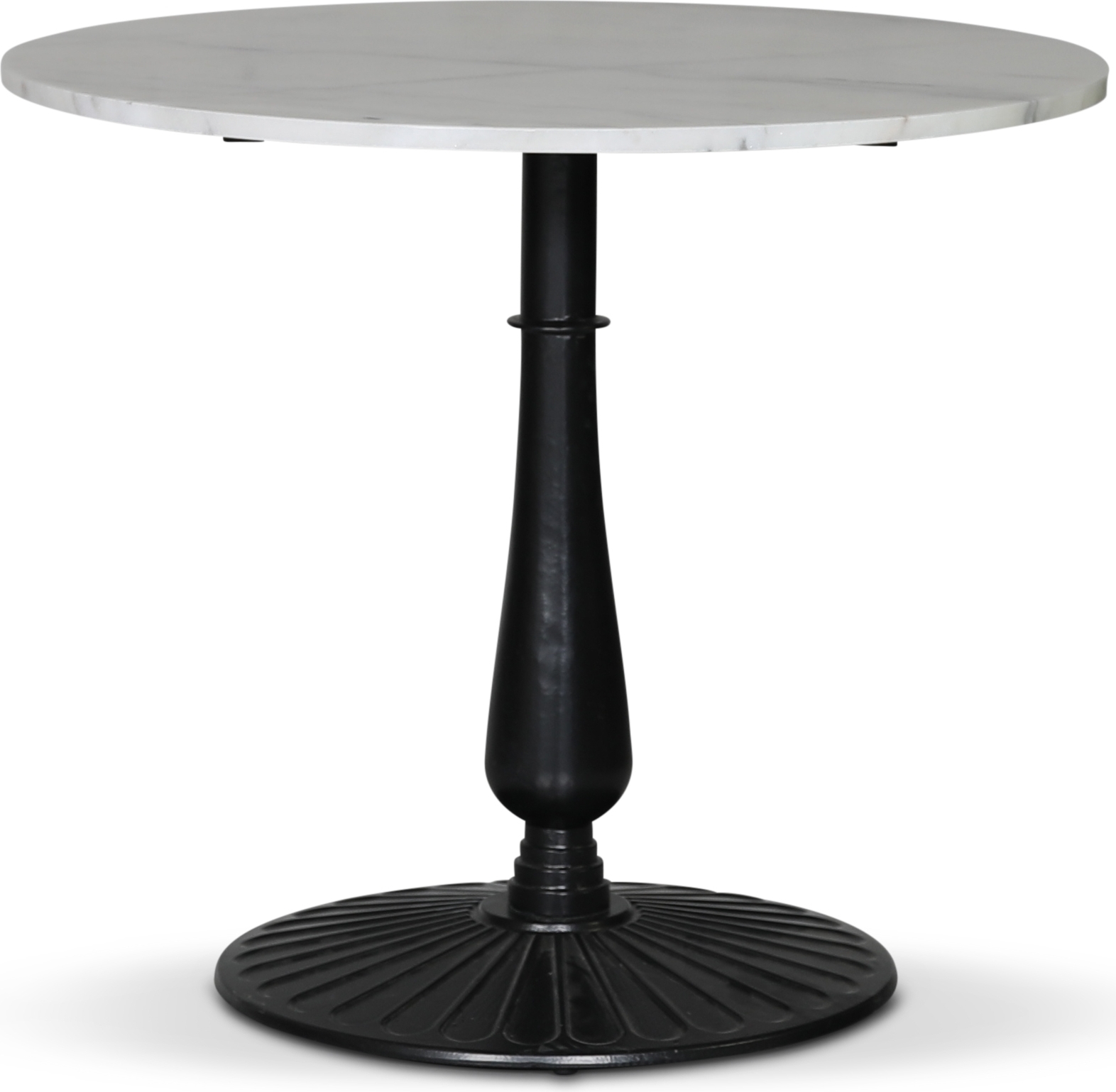 Flair runt matbord �85 cm - Mystery E100 fot / Ljus marmor