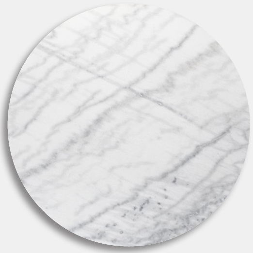 Accent ljus marmorsten Toppskiva �110 cm