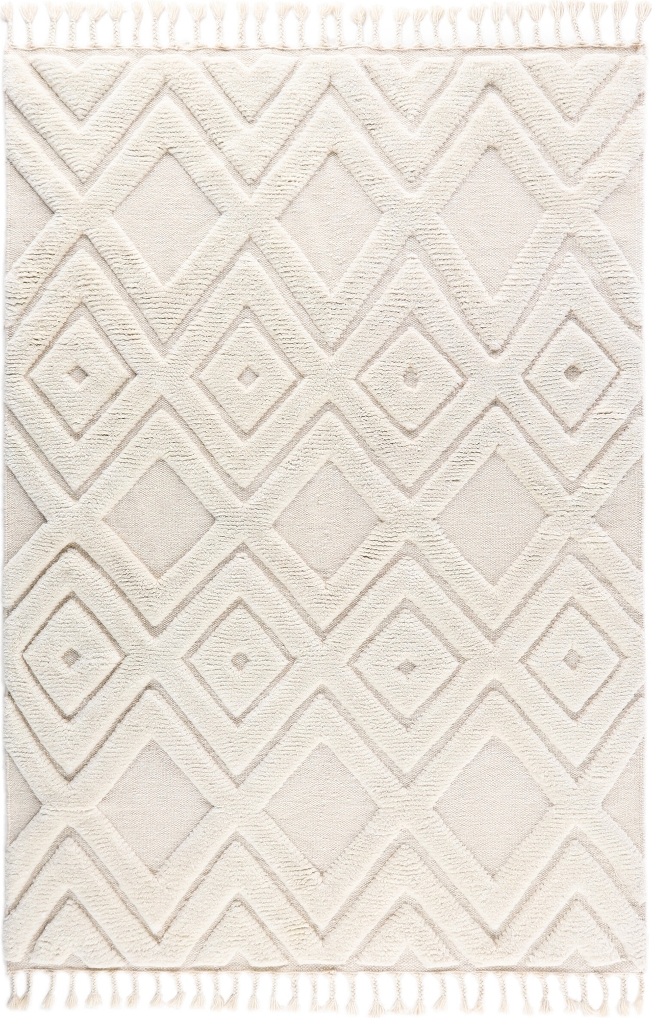 Dahlia ullmatta 300 x 200 x 2,1 cm - Vit