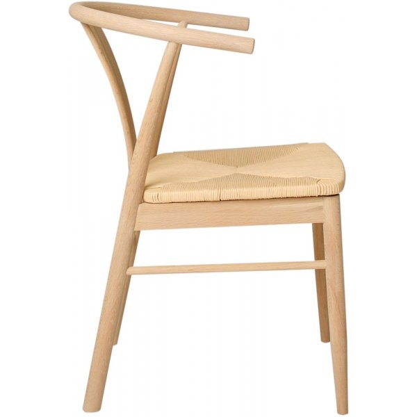 Chaise de salle  manger Chiba - Chne huil pigment blanc