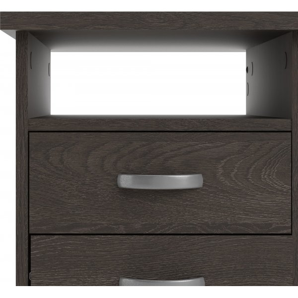 Bureau Function Plus avec 4 tiroirs 109,3 x 48,5 cm - Marron foncé Bureau Function Plus avec 4 tiroirs 109,3 x 48,5 cm - Marron foncé