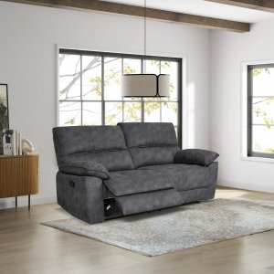 Reclinersoffa XL i grått - 197 cm Reclinersoffa XL i grått - 197 cm