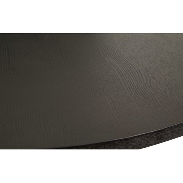 York runt soffbord 90 cm - Svartbetsad ek