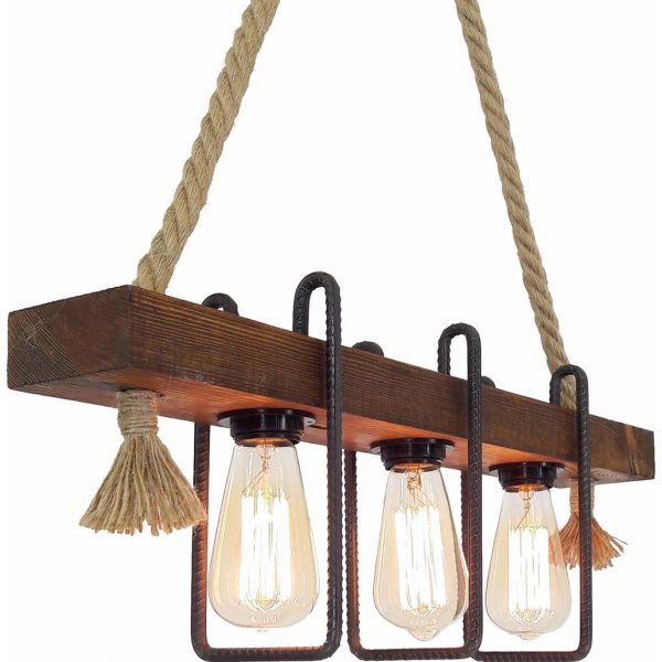 Demir taklampa 3 - Valnöt Demir taklampa 3 - Valnöt