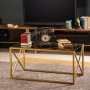 Iliomar soffbord 94 x 49 cm - Guld