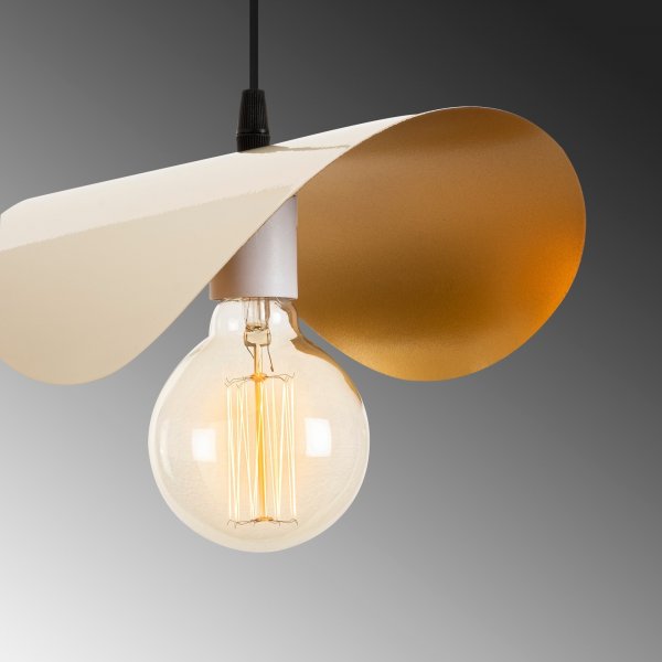 Plafonnier Sivani 829 - Blanc/or Plafonnier Sivani 829 - Blanc/or