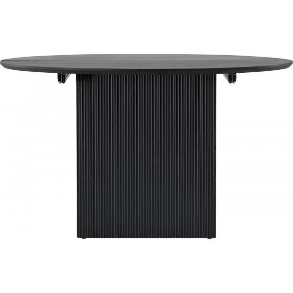 Table à manger Matilda 130-180 x 130 cm - Noir Table à manger Matilda 130-180 x 130 cm - Noir