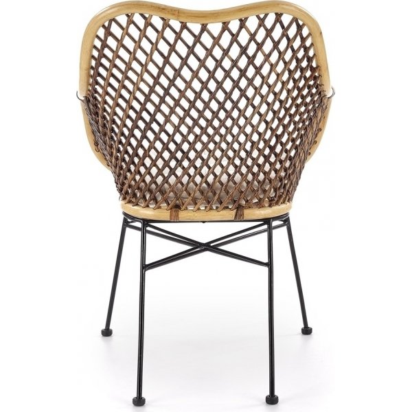 Brody utestol - Rotting/svart + Textilrengöring för möbler Brody utestol - Rotting/svart + Textilrengöring för möbler