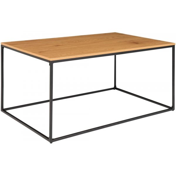 Vita Soffbord 60 x 90 cm - Svart/ek imitation