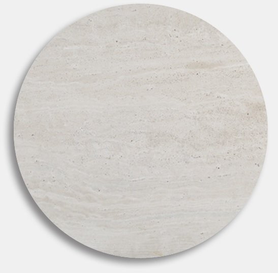 Soffbord beige stenskiva 85 cm i diameter Soffbord beige stenskiva 85 cm i diameter