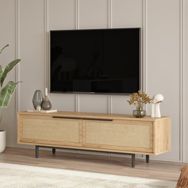 Ocean TV-bänk - Valnöt/ek Ocean TV-bänk - Valnöt/ek