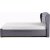 Cadre de lit Binta 160x200 cm avec rangement en velours gris