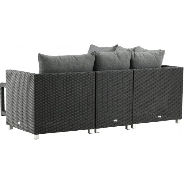 Groupe lounge Vamos - Noir/gris Groupe lounge Vamos - Noir/gris