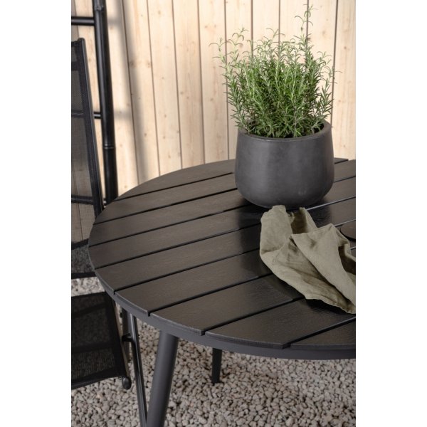 Groupe repas extérieur Break avec 2 chaises Break - Noir Groupe repas extérieur Break avec 2 chaises Break - Noir