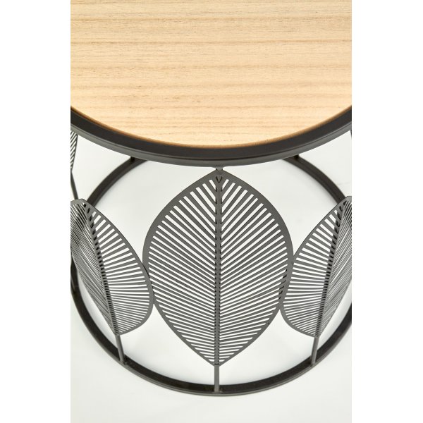 Monastir salontafel - Zwart & Hout Monastir salontafel - Zwart & Hout