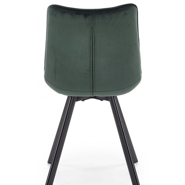 Matstol mörkgrön sammet Matstol mörkgrön sammet