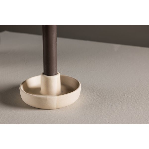 Otis kandelaar - Beige/Grijs Otis kandelaar - Beige/Grijs