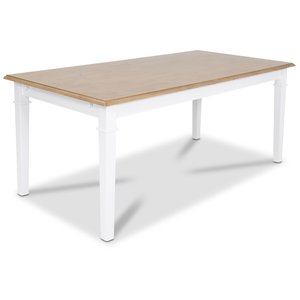 Table  manger Ramns 180 cm - Teint blanc/chne