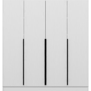 Armoire Cikani 180x52x210 cm - Blanc