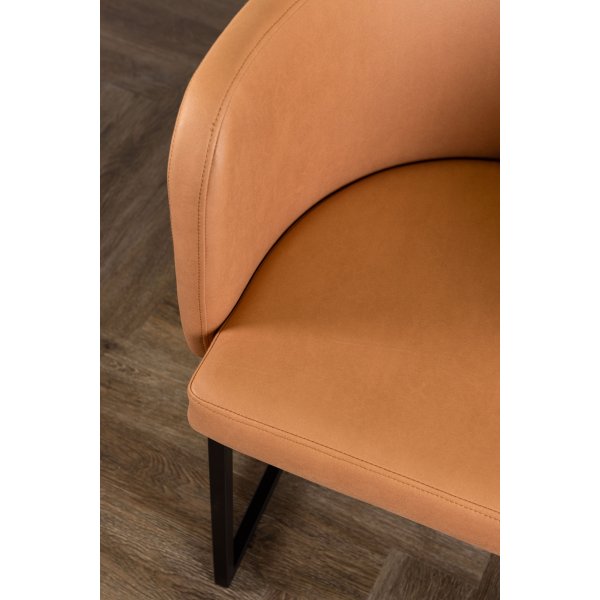 Chaise de salle  manger Simrishamn - Noir/marron