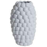 Vas Big Bouble H35 cm - Vit Vas Big Bouble H35 cm - Vit