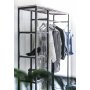 Soho garderob vintage / kldhngare industristil - Vit