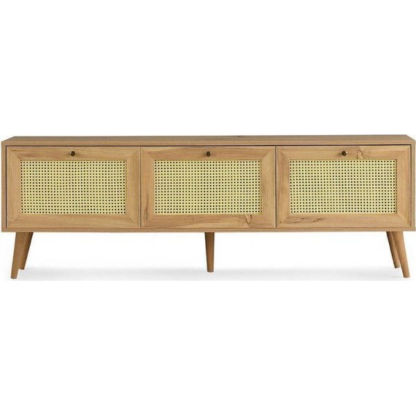 TV-bänk 180 cm bred - Trä / Rotting TV-bänk 180 cm bred - Trä / Rotting