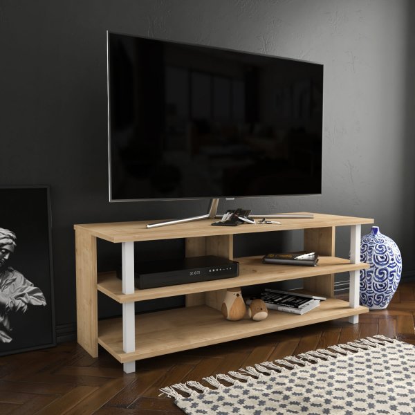 Pueblo TV-bnk - Vit/ek