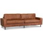 Sand 3,5-sits soffa 260 cm - Cognac ecolder