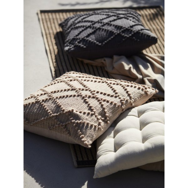 Alma kussenhoes 50 x 50 cm - Grijs